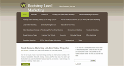 Desktop Screenshot of bootstraplocalmarketing.com